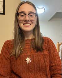 Undergraduate student Hailey Crowe
