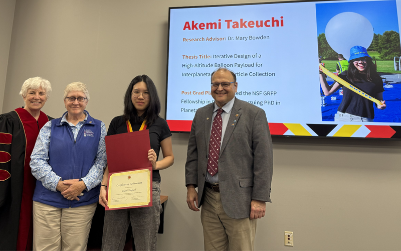 2026 Aerospace Engineering Honors Graduate Akemi Takeuchi