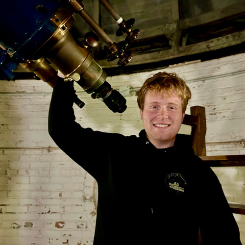 Graduate student Erik Payton
