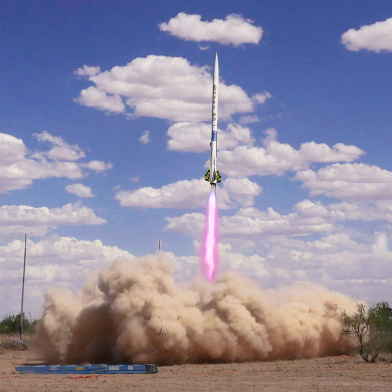 Terps Rocket Honu launching